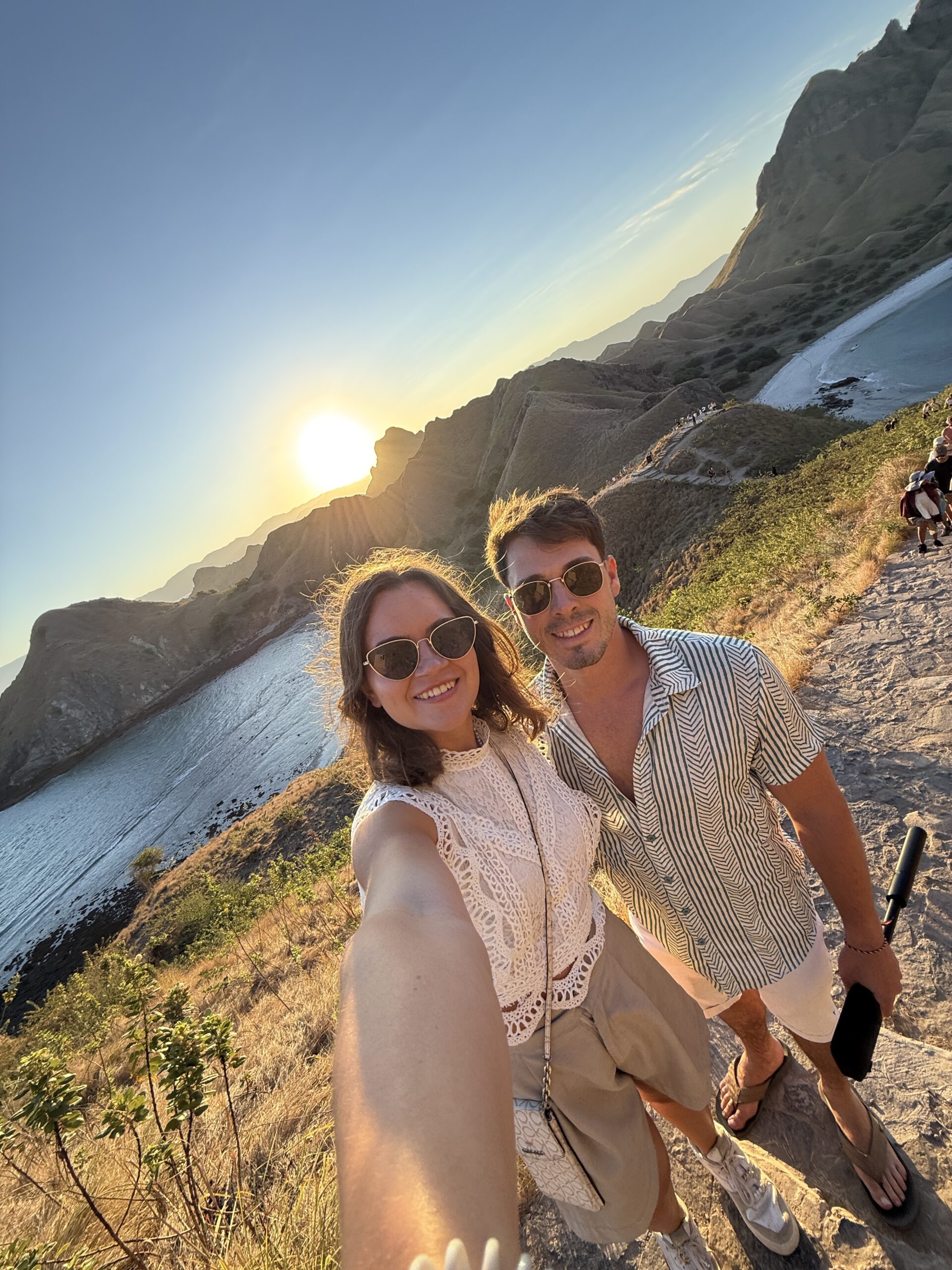 Aussicht von Padar Island im Komodo-Nationalpark